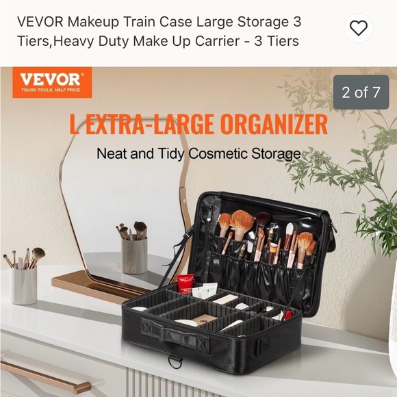 Black Cosmetic/Camera/Equipment Bag - Picture 6 of 10